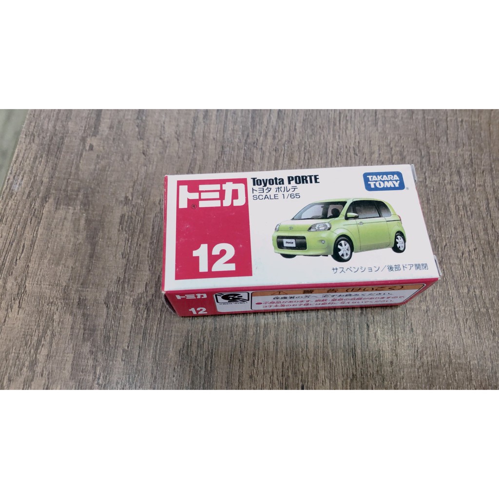 TOMICA 多美小汽車 No.12豐田TOYOTA PORTE