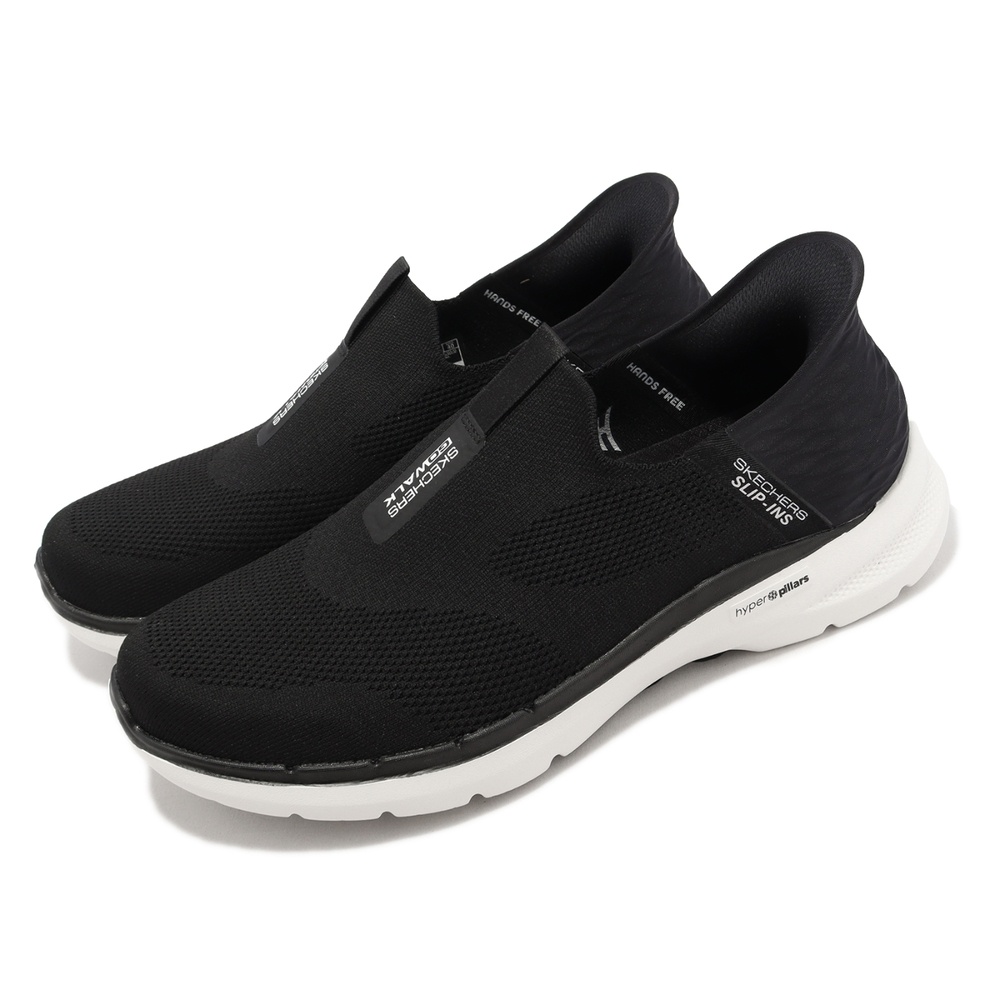 #小胖仔代購#Skechers GO WALK 6-EASY ON 男款 健走鞋 寬楦 216278BLK 黑