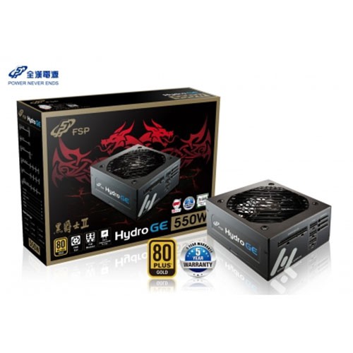 全漢 黑爵士II 550W 80+金牌/全模組化.全日系/5年保2年換新