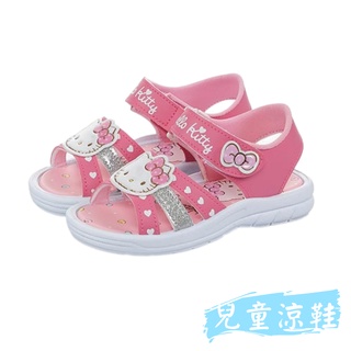 [現貨]三麗鷗 Hello Kitty 兒童涼鞋 輕量減壓休閒涼鞋童鞋-桃色