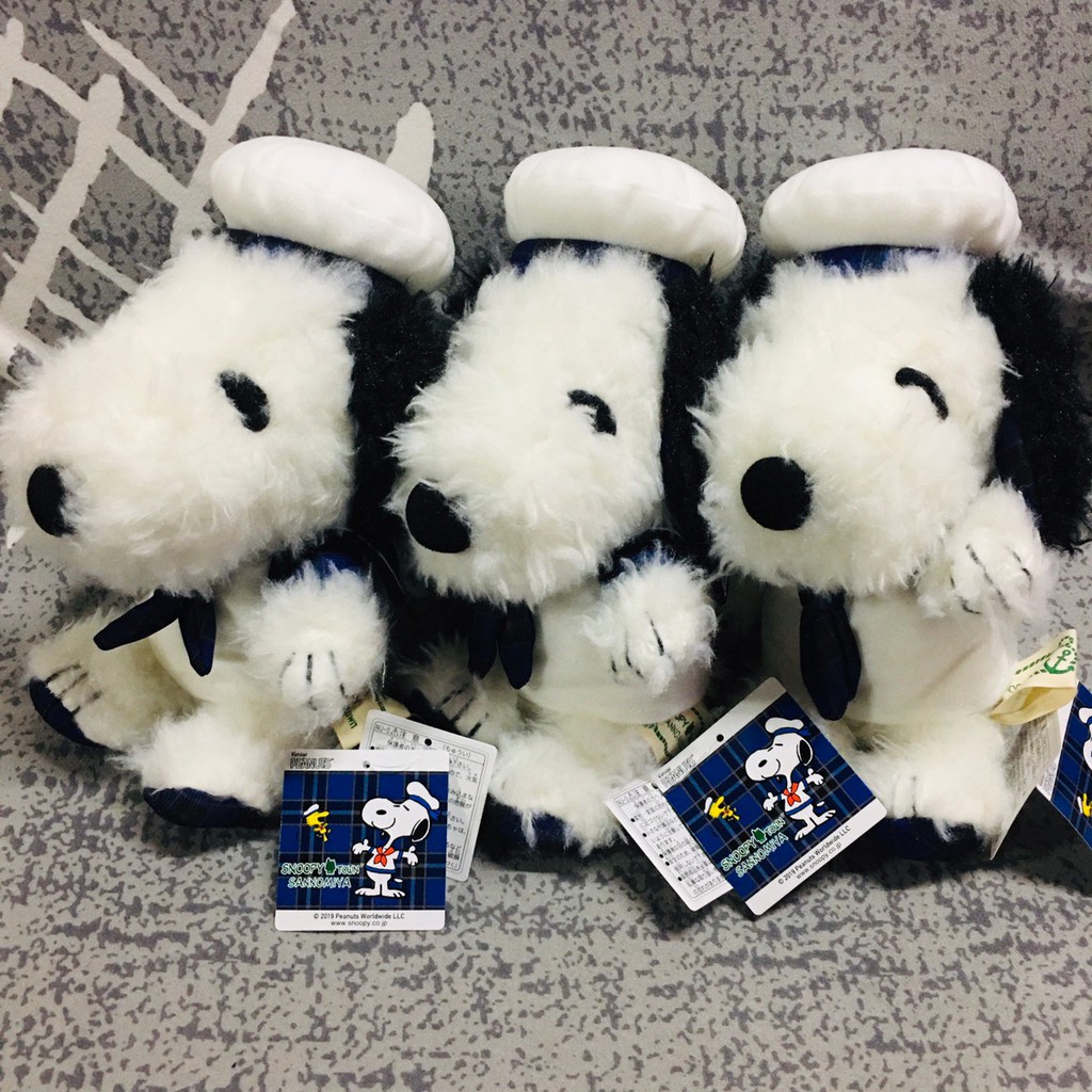 現貨日本帶回史努比snoopy 神戶三宮店1週年kobe Tartan 絨毛娃娃玩偶海軍水手 蝦皮購物