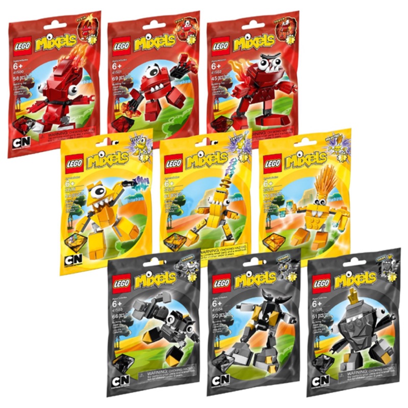 LEGO MIXELS 1 一代 41500～41508 九包一套