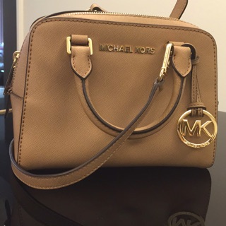 Michael Kors 防刮皮革波士頓兩用包手提/肩背包（降價！！）