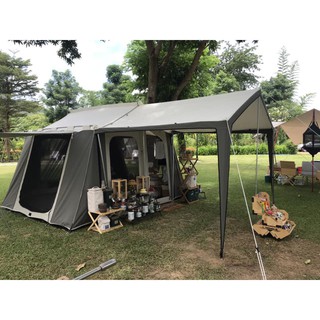 美國阿拉斯加棕熊帳（代購）12X9 / 8人帳 + 圍布 + 帳篷外地墊