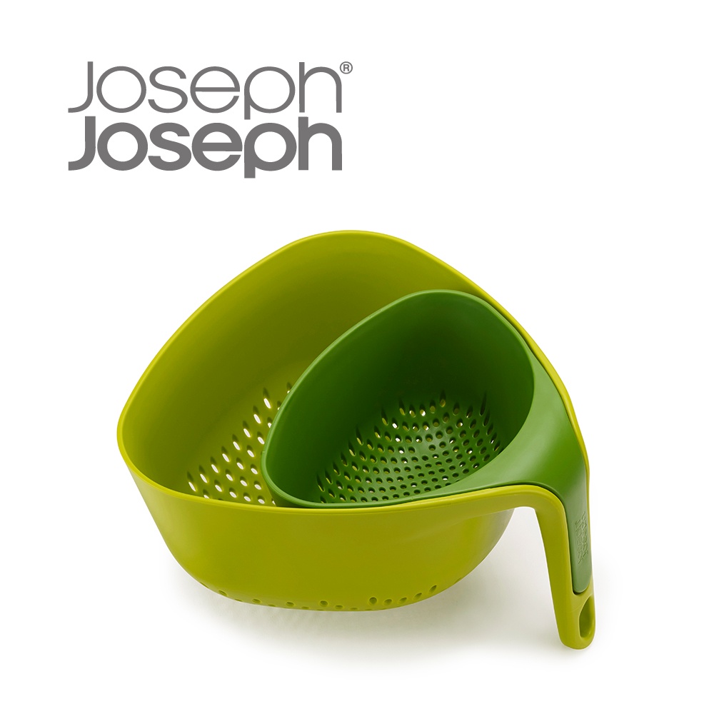 【英國Joseph Joseph】Nest濾籃二件組-綠《泡泡生活》