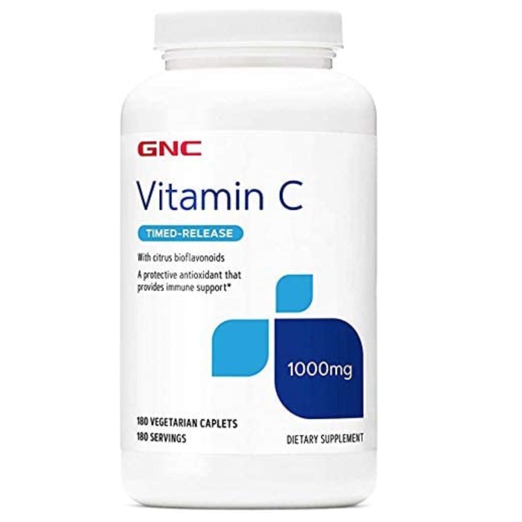 現貨在台 美國GNC代購 維他命C Vitamin C 1000mg 180/360顆