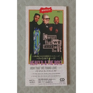 HEAVY D. & THE BOYZ - NOW THAT WE FOUND LOVE 日版 二手單曲 CD