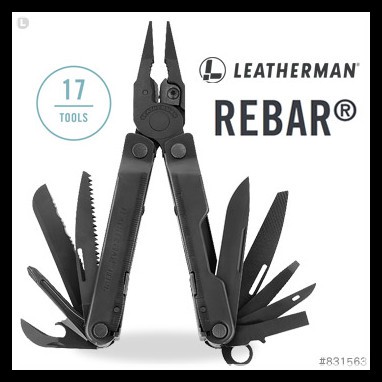 【原型軍品】全新 II  Leatherman Rebar 多功能工具鉗 軍事黑
