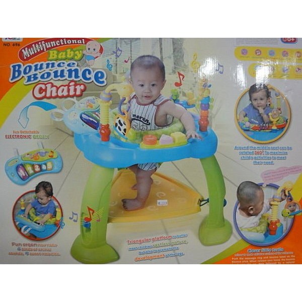 ㄅㄚˊㄅㄚˊ愛玩具，(特價商品) 小寶貝多功能旋轉跳跳椅