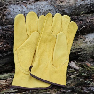 (((全網最低價))) 台灣直營 雙層牛皮手套 bushcraft 戶外野營 防割防滑 耐磨耐高溫 隔熱手