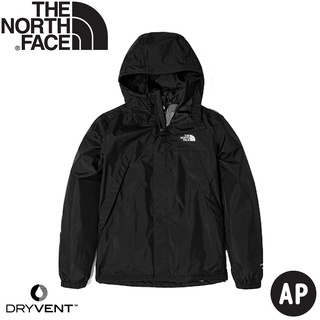 【The North Face 男 DryVent防水外套AP《黑》】7QOH/防風外套/連帽外套/衝鋒衣/風雨衣