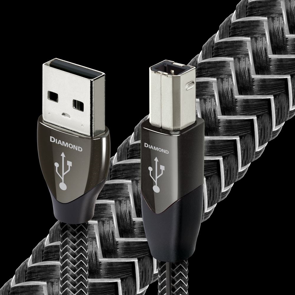 ─ 新竹立聲 ─ 歡迎來店試聽 AudioQuest Diamond USB A to B 發燒訊號線 皇佳公司貨