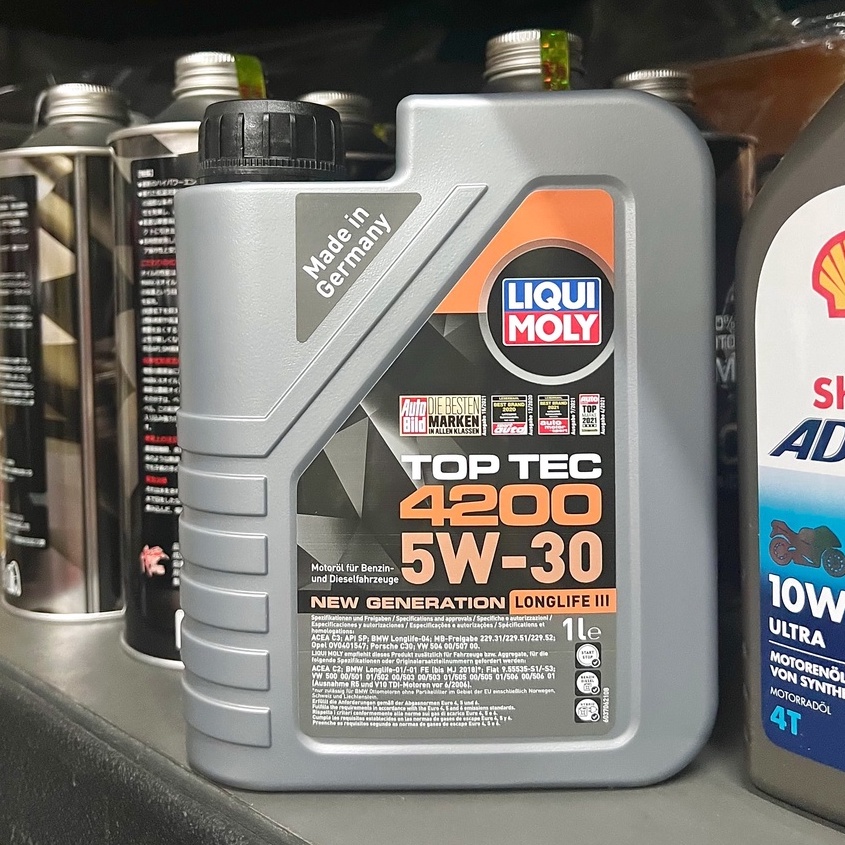 【油品味】LIQUI MOLY 5W30 TOP TEC 4200 LONGLIFE III C3 力魔 汽車機油