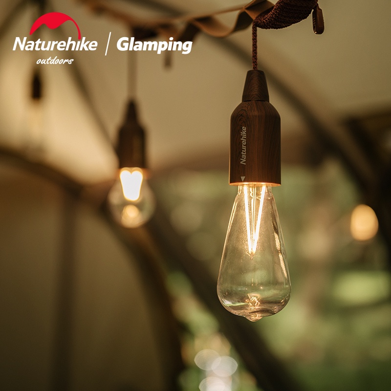 【戶外】【露營】【野餐】Naturehike挪客戶外便攜拉線燈精致露營帳篷燈野營充電防水氛圍燈