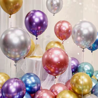 【GIFTME5快速出貨】金屬氣球 多款尺寸金屬氣球🎈 加厚不易破 生日派對 氣球 情人節 求婚告白 生日佈置 派對佈置