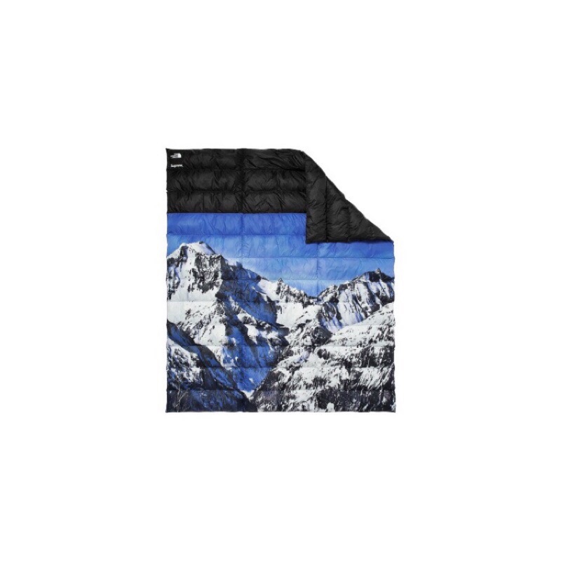 SUPREME x The North Face Mountain Nupste Blanket 毯子 藍白色