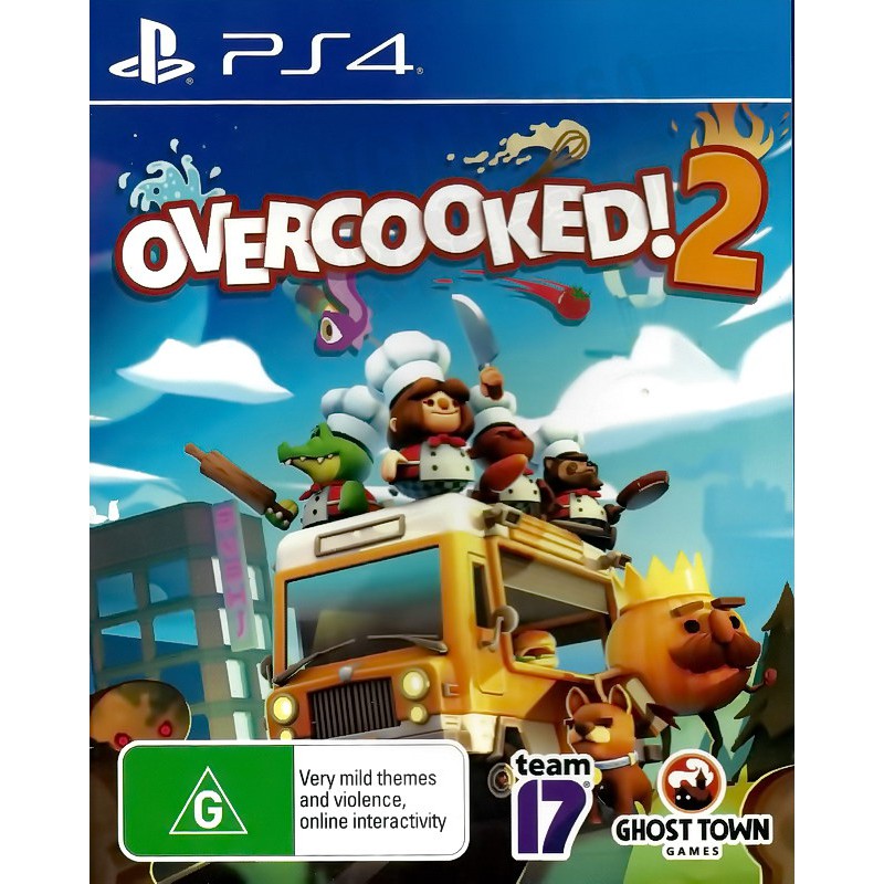 【二手遊戲】PS4 煮過頭2 胡鬧廚房 分手廚房 煮糊了 OVERCOOKED 2 II 中文版【台中恐龍電玩】