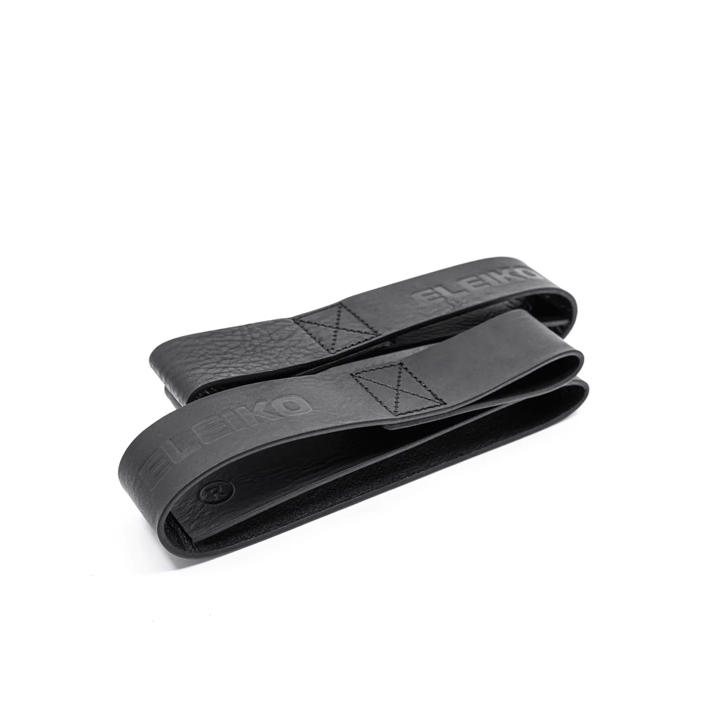 【欣洸國際】皮革 拉力帶 助力帶 硬舉帶 ELEIKO PULLING STRAPS, LEATHER黑【ELEIKO】 蝦皮購物