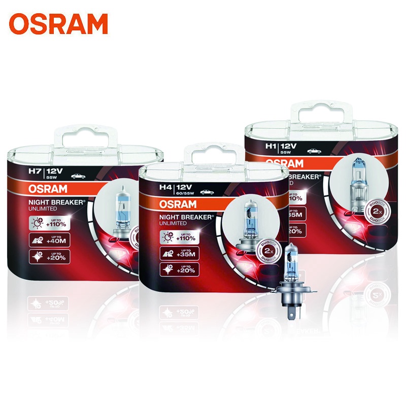 歐司朗 Osram H11 H4 H1 H3 HB3 HB4 55W Night Breaker Unlimited 1