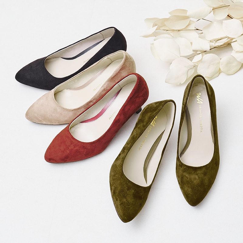 ORiental TRaffic 純色質感尖楦高跟鞋 (日本OR女鞋 22305)