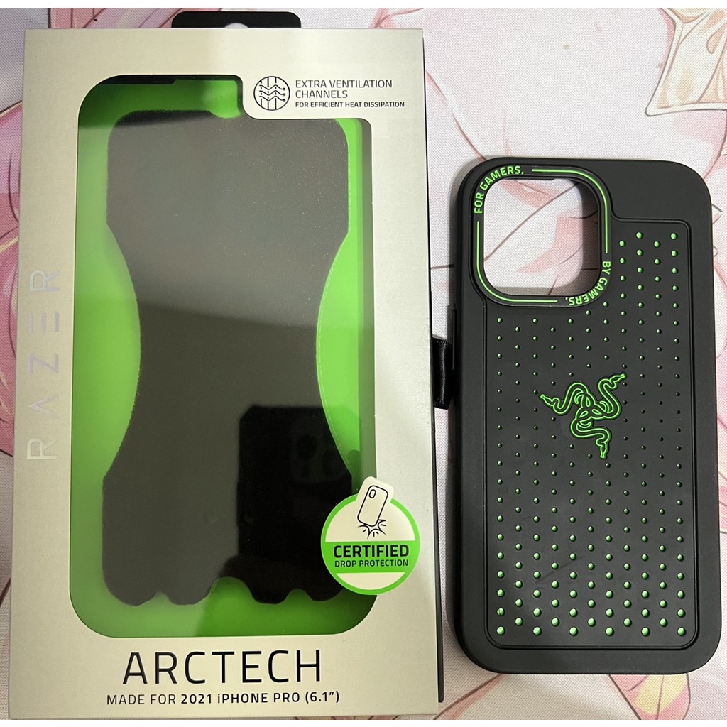 RAZER ARCTECH冰鎧手機殼黑色2021 FOR IPHONE13PRO