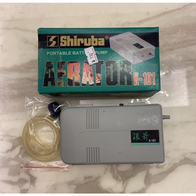 銀箭 shiruba 攜帶式空氣泵 乾電池打氣機