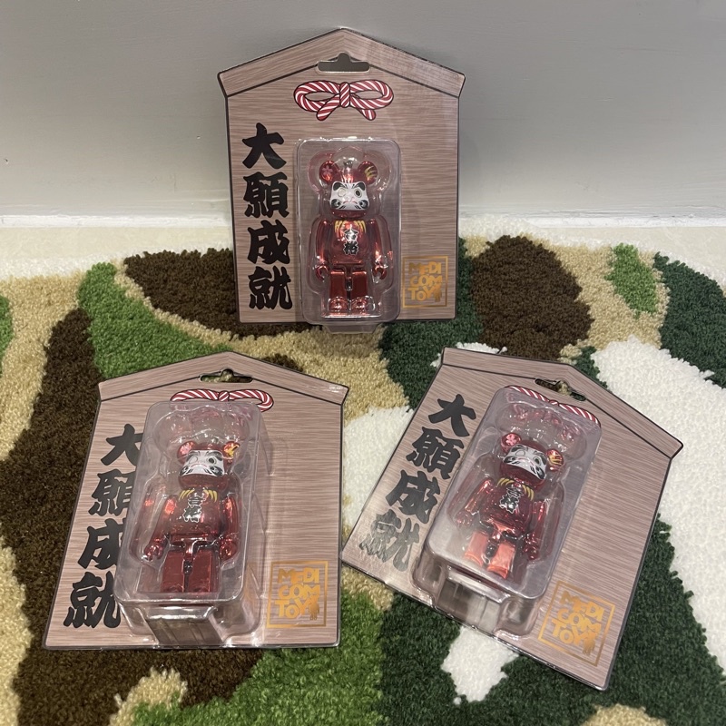 ［現貨] Be@rbrick 大願成就 達摩 合格 100% 吊飾