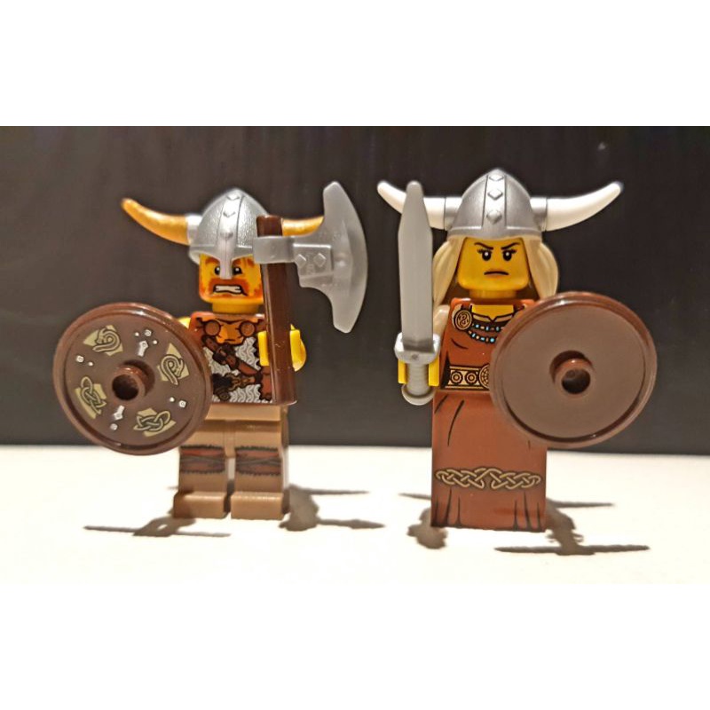 Lego 樂高 8804 8831 男女維京人戰士