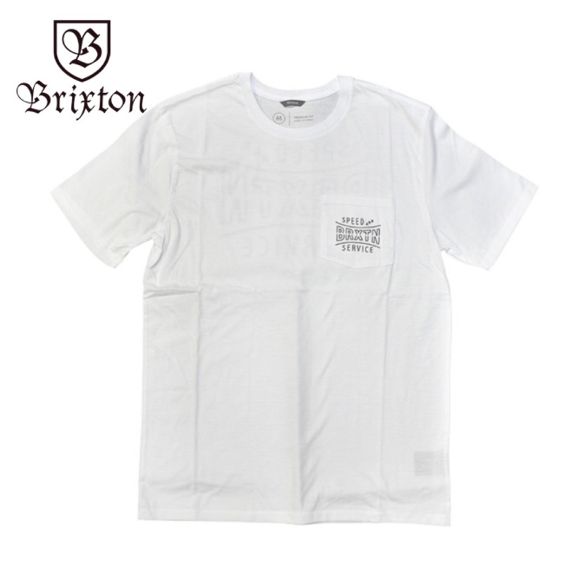 Brixton Mesa pocket tee 滑板短袖 全新L 原價1100