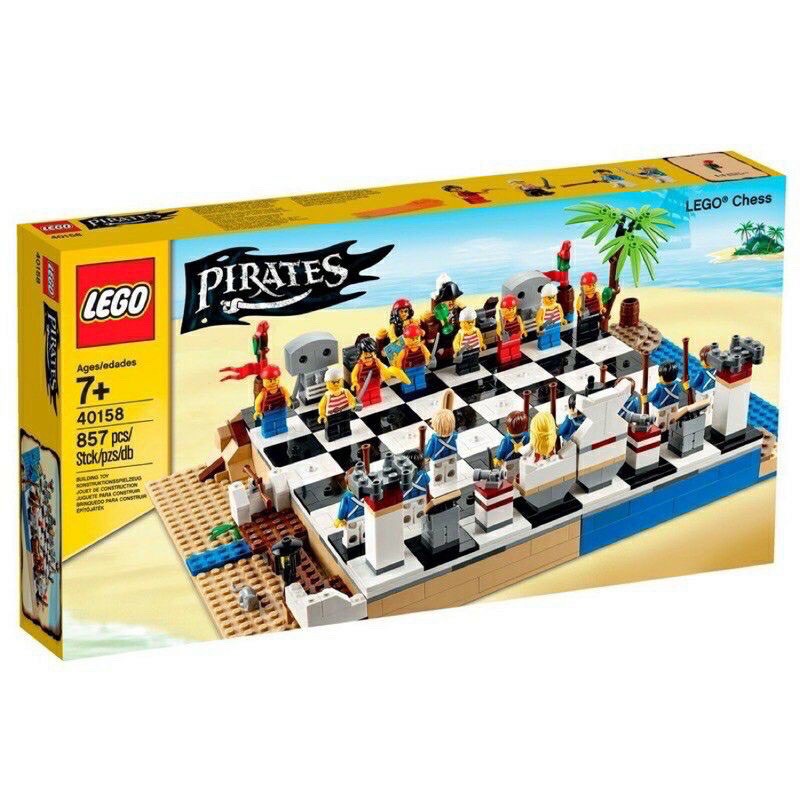 樂高 LEGO 40158 ，外盒有壓到，全新未拆封 海盜西洋棋