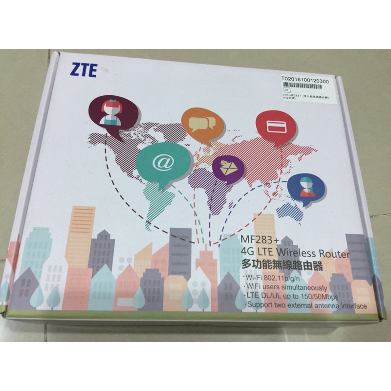ZTE MF283+4G LTE Wireless Router 多功能無線路由器/網路分享器 全新