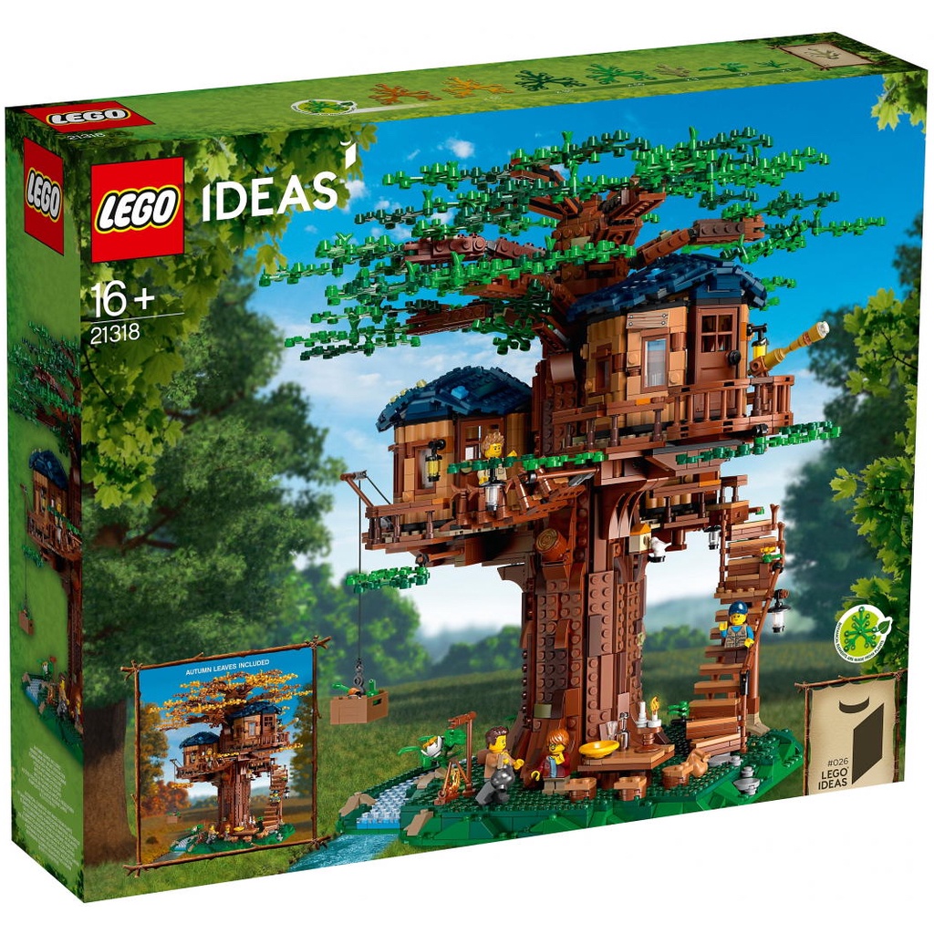 【CubeToy】店面特價 5,500元 / 樂高 21318 IDEAS 樹屋 / 樹葉兩種季節變換 - LEGO -