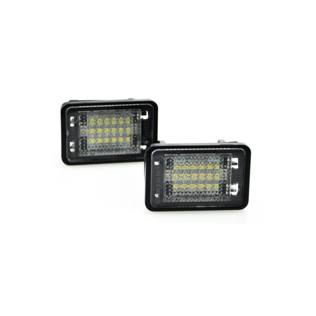 卡嗶車燈 適用於 Mercedes-Benz 賓士 車系 GLK-CLASS X204 LED 白光 牌照燈