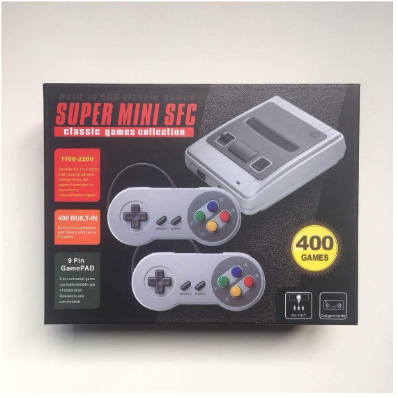 super mini sfc 400款遊戲 超級任天堂 遊戲主機16位SNES MINI游戲機 電視遊樂器