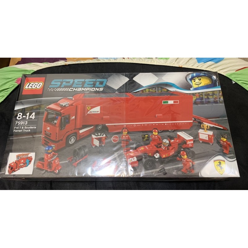 限時搶購 絕版LEGO 樂高 75913 法拉利 F14T&amp;Scuderia Ferrari Truck 拖車 F1