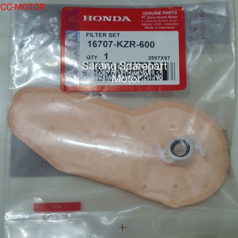 HONDA 1 件套本田過濾器套裝 16707-KZR-600 用於摩托車零件