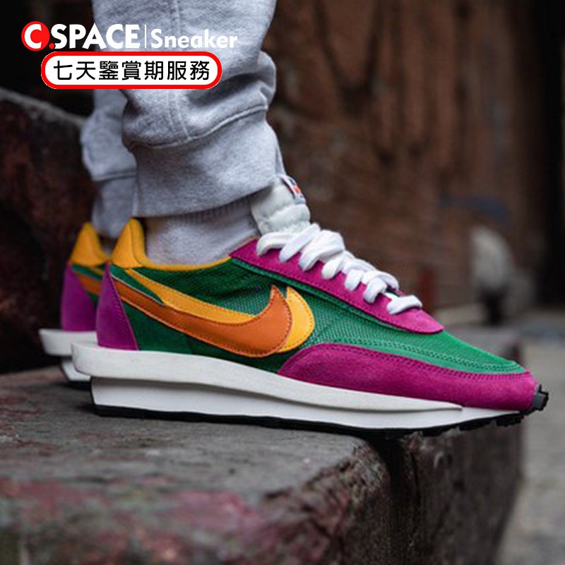 sacai ldwaffle pine green