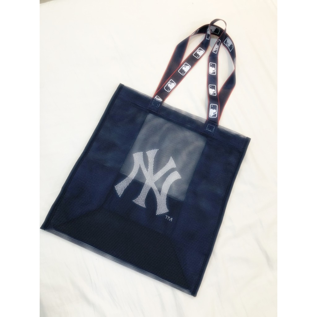 ⭐️現貨⭐[M] MLB NY 洋基 LOGO 海灘包 購物包 海灘袋 購物袋