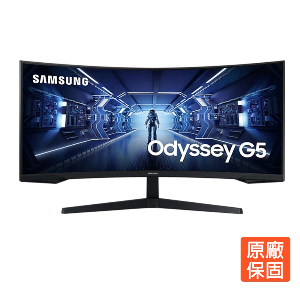 三星 C34G55TWWC Odyssey G5 34型 2K高解析 1000R曲面電競顯示器 福利品 現貨 廠商直送