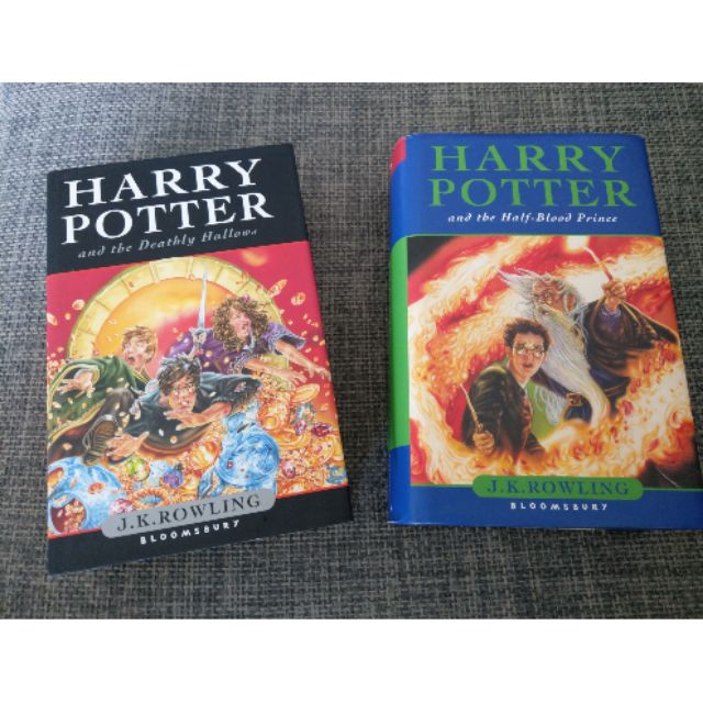 二手 近全新 哈利波特 原文英文書 Harry Potter 第六第七集 混血王子的背叛 死神的聖物 硬殼書