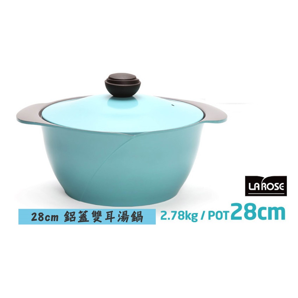 現貨^^ 韓國正品代購 韓國CHEF TOPF玫瑰鍋 LA ROSE 湯鍋系列 28cm鋁蓋