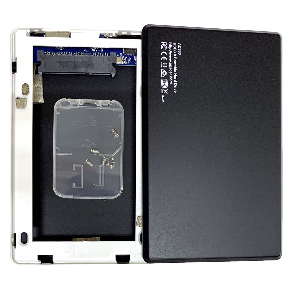 【行動硬碟外接盒】 USB3.1 Gen1 to SATA/SSD 2.5" Micro-B隨身硬碟【金屬霧面】台中星光
