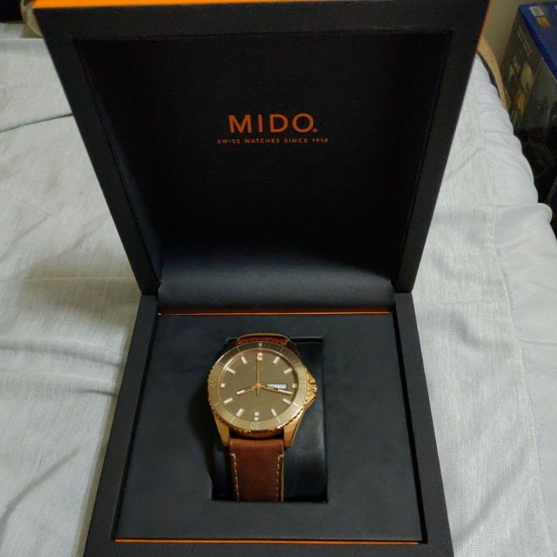 mido ocean star 43mm 潛水錶 200m防水 復古風