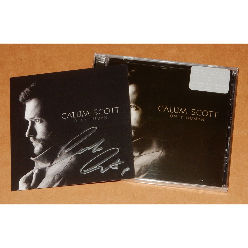 卡倫史考特 Calum Scott - 普通情人 Only Human美版親筆簽名CD