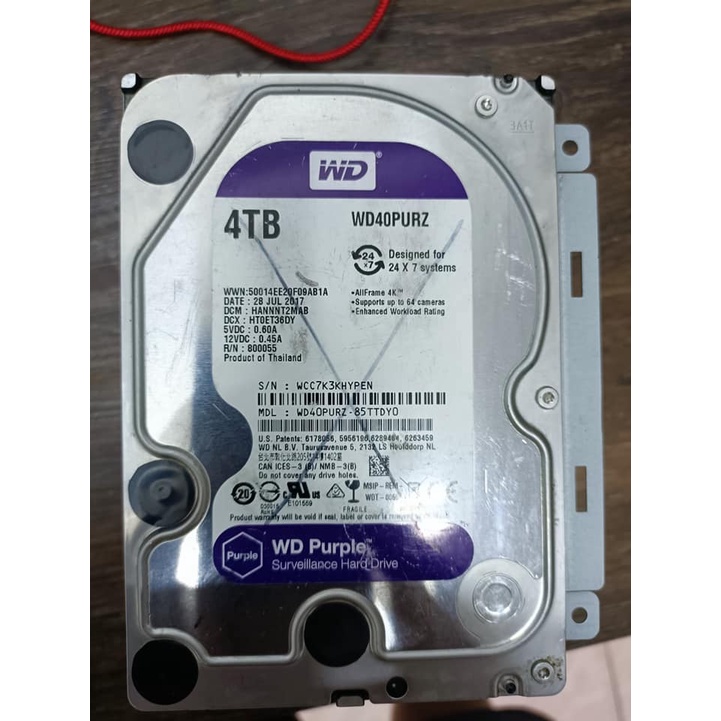 報帳用 故障WD 紫標4TB