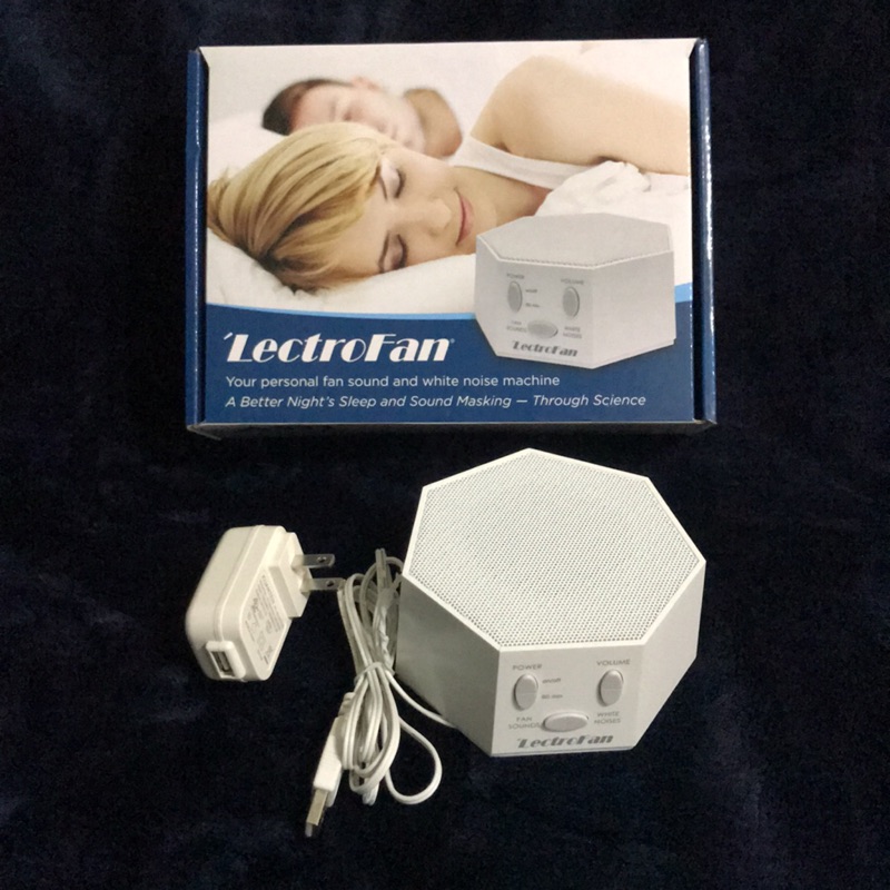 美國LectroFan除噪助眠器 2手 9成新 10種白噪音+10種風扇聲 免運