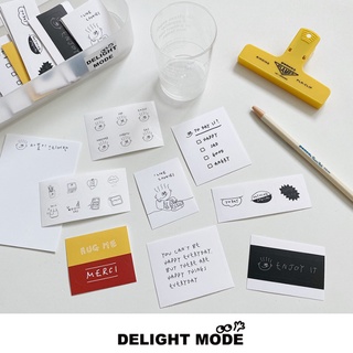 🌈Alpaca韓國文創 | DELIGHT MODE ◾RAVUI插畫❶系列◾ 散裝販售 日記貼紙 裝飾貼紙