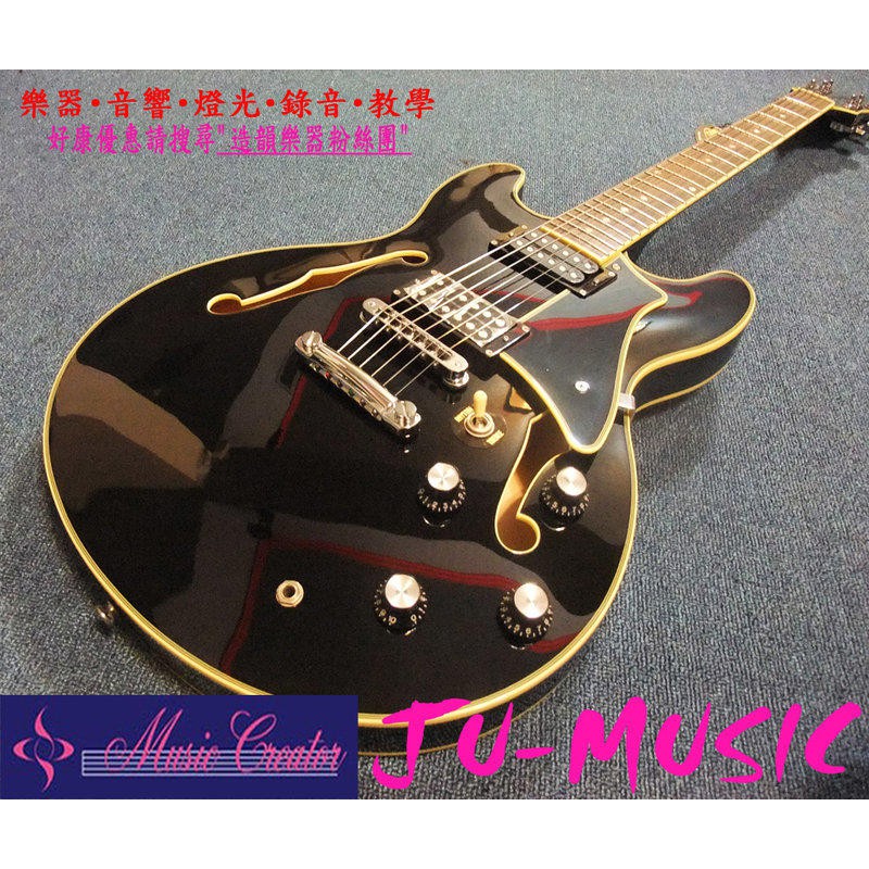 造韻樂器音響- JU-MUSIC - Farida 法麗達 爵士吉他 SA16-MP 薄胴半空心吉他 的設計 歡迎試彈
