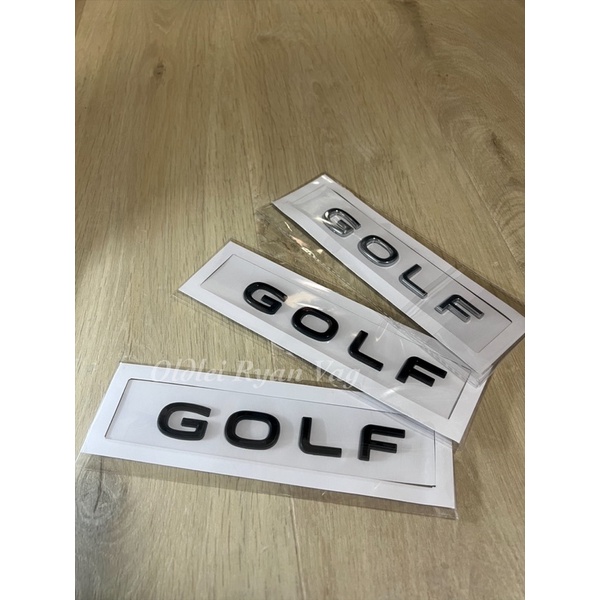 ［老雷］ vw 福斯 golf 8 golf8 字體 標 尾標 字標 亮黑 燻黑 字母 8代 R GTI 消光黑 亮黑