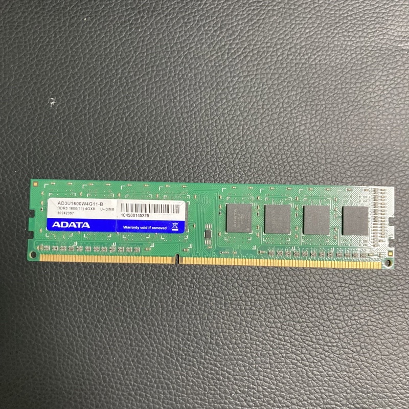 PC 桌機DDR3 1600 4G 記憶體